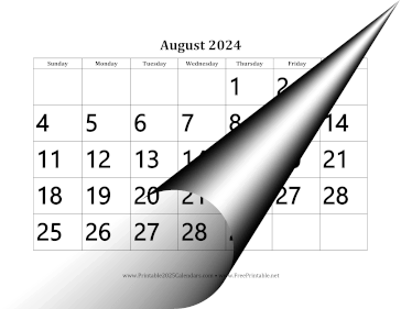 2024-2025 Large Academic Calendar Calendar