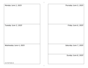 06/02/2025 Weekly Calendar-landscape Calendar